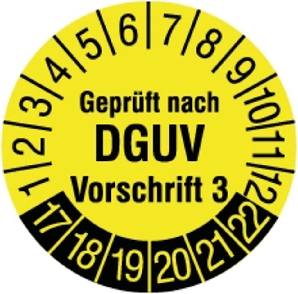 DGUV Vorschrift 3 bei WIN-TEC in Pressath